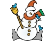 christmas_snowman_w_broom_n_blubirds.gif