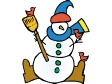 snowman_w_broom_n_cardinals.gif